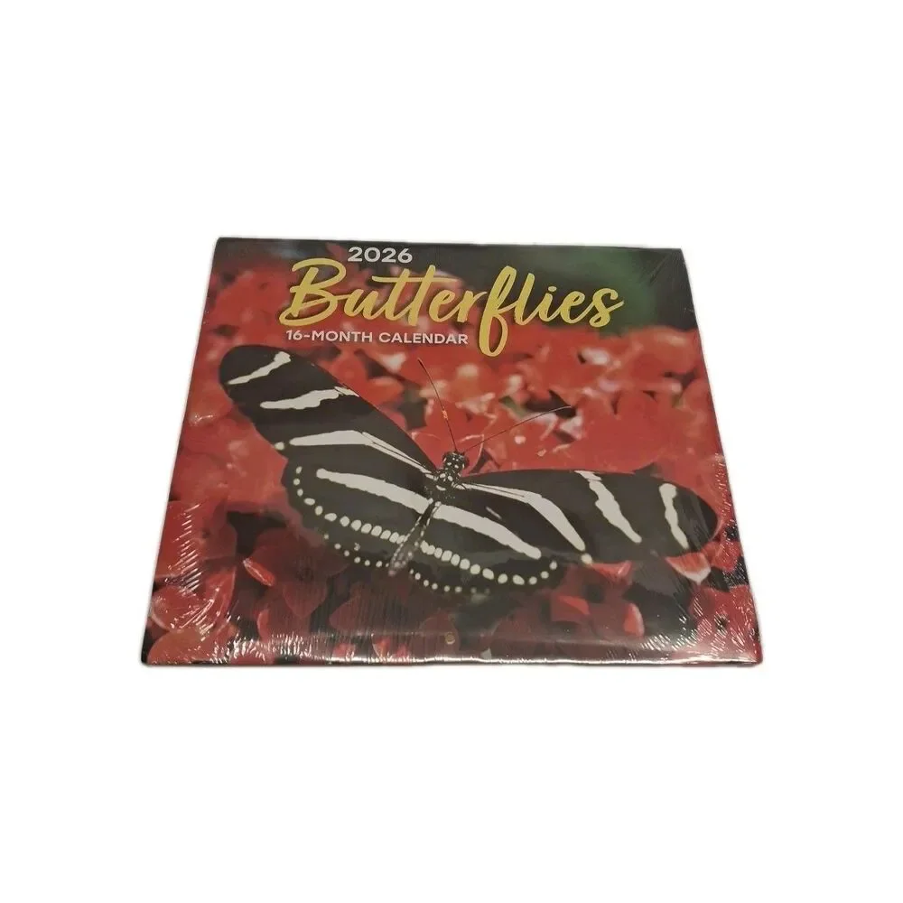 2026 Butterflies Wall Calendar 10